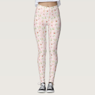 Weihnachts-Mahjong-Kacheln Leggings