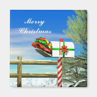 Weihnachts-Mailbox Magnet