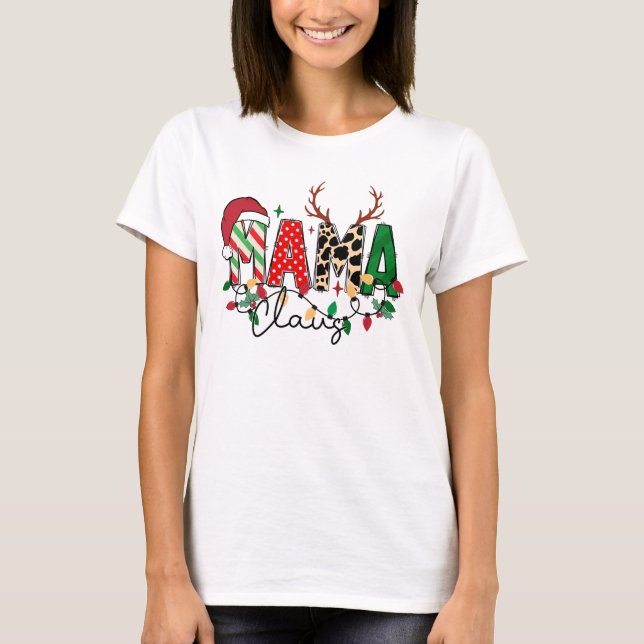 Weihnachts-Mama Claus - Ein lustiges Weihnachtsges T-Shirt (Vorderseite)