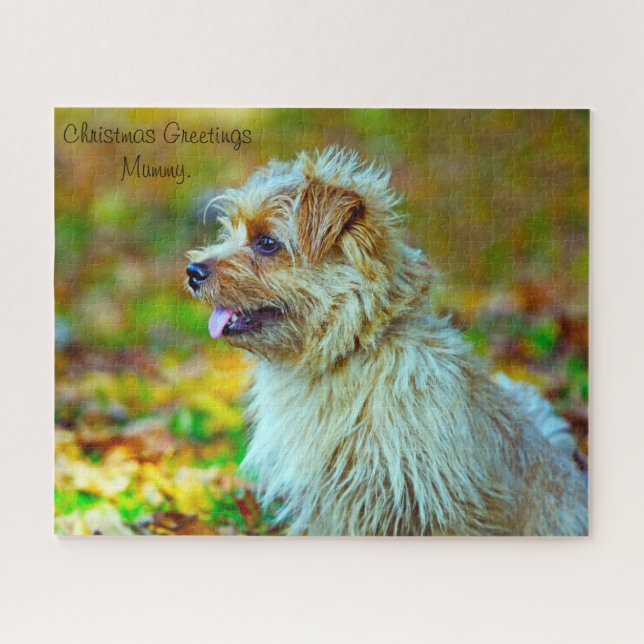 Weihnachts-Mama. Puzzle (Horizontal)