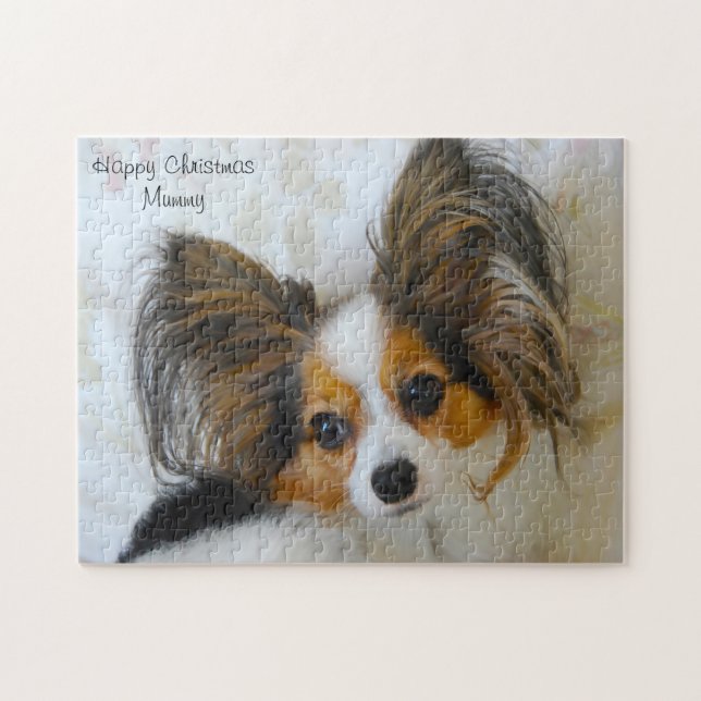 Weihnachts-Mama. Puzzle (Horizontal)