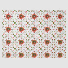 Weihnachts-Marienkäfer Rot Weiß Grün Seidenpapier