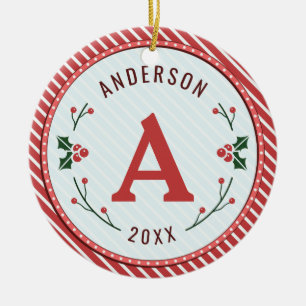 Weihnachts-Marquee-Keramik Keramikornament