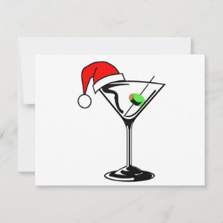 Weihnachts Martini Feiertagskarte