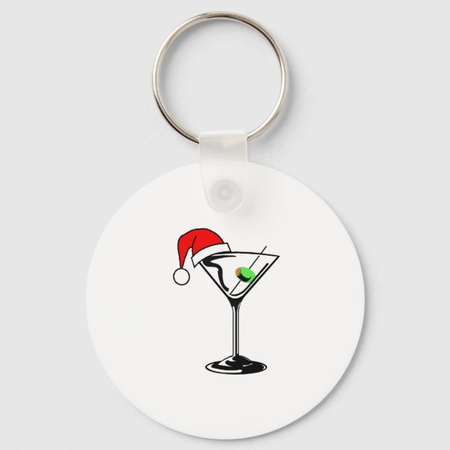 Weihnachts Martini Schlüsselanhänger (Vorderseite)