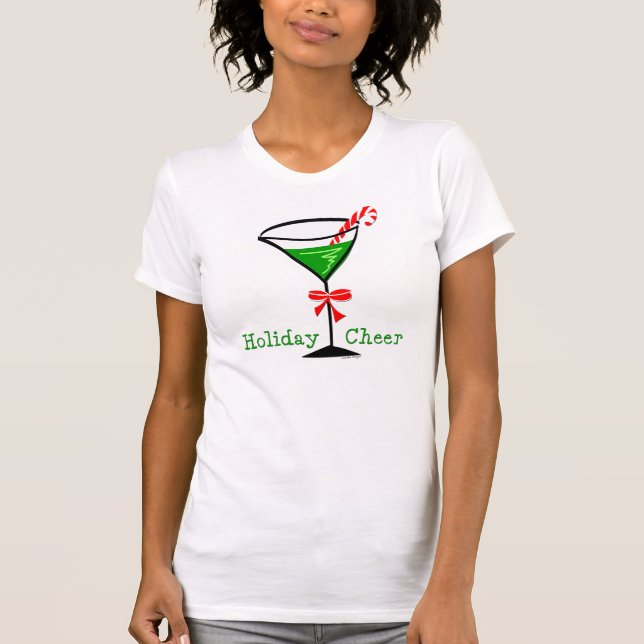 Weihnachts Martini T-Shirt (Vorderseite)