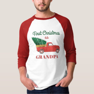 Weihnachts-Matching Familienurlaub Opa T-Shirt