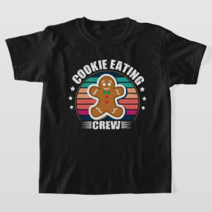 Weihnachts-Matching Family Cookie Essen Crew T-Shirt