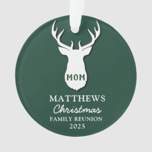 Weihnachts-Matching Family Wiedersehen Mama Custom Ornament