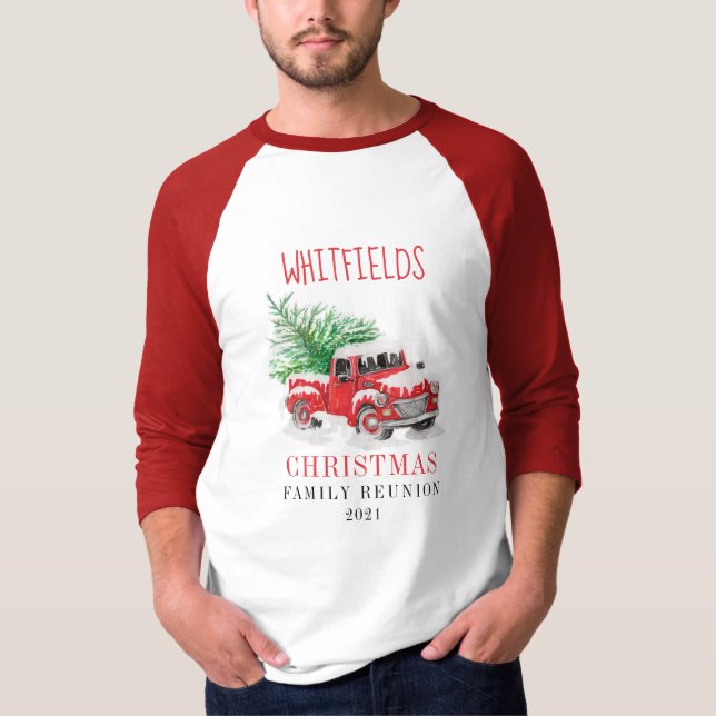 Weihnachts-Matching-Family-Wiedersehen T-Shirt (Vorderseite)