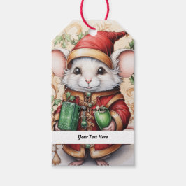 Weihnachts-Maus 1 Ihr Text hier Geschenkanhänger