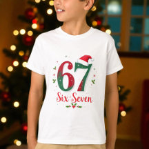 Weihnachts-Meme Sechs Sieben 67 6 7 Feiertag