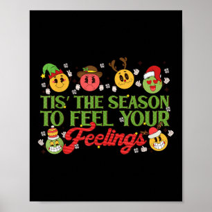 Weihnachts Mental Health Awareness Nurity Therapeu Poster