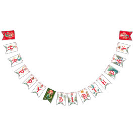 Weihnachts-Mermaid Geburtstag Wimpelkette