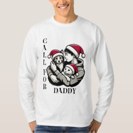 Weihnachts-minimalistische Begleithelferin für Pap T-Shirt