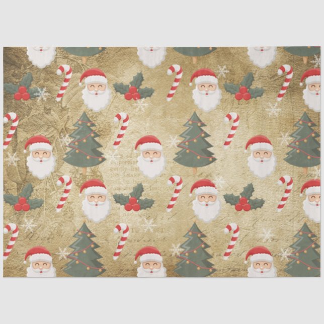 Weihnachts-Mix-Serie Design 8 Seidenpapier (Vorderseite)