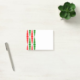 Weihnachts-Moderne Rechtecke Post-it Klebezettel