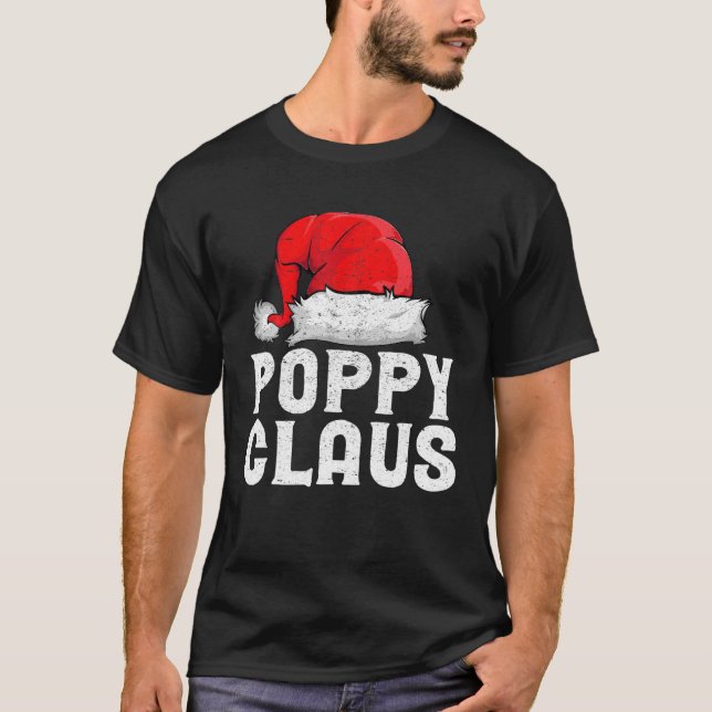 Weihnachts-Mohn-Claus Männer, Familie Matching Paj T-Shirt (Vorderseite)