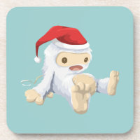 Weihnachts-Monster-Puppe mit roter Weihnachtsmannm