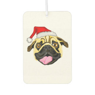 Weihnachts-Mops-Auto-Luftverbesserer Autolufterfrischer