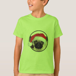 Weihnachts-Mops - Kids' Basic T - Shirt