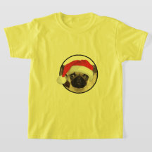 Weihnachts-Mops - Kids' Basic T - Shirt
