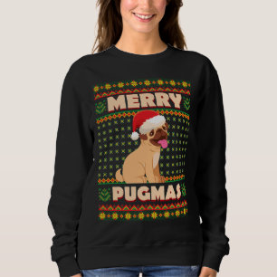 Weihnachts-Mops Merry Xmas Dog Life Essential T-Sh Sweatshirt
