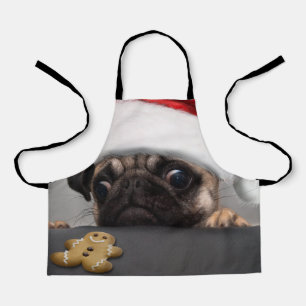 Weihnachts-Mops Schürze