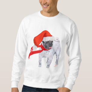 Weihnachts-Mops Sweatshirt