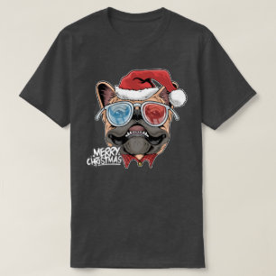 Weihnachts-Mops T-Shirt