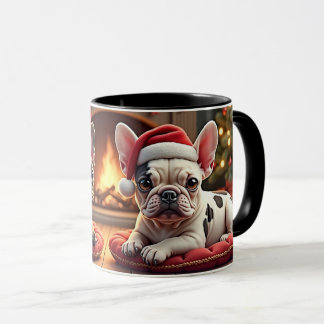 Weihnachts-Möpse Tasse