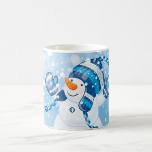 Weihnachts-Morphing-Tasse/Schneemann Verwandlungstasse