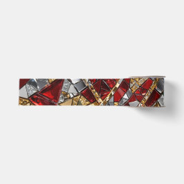 Weihnachts-Mosaik-Bewusstseins-Schleife Ripsband