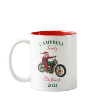 Weihnachts-Motorradfamilie Personalisiert