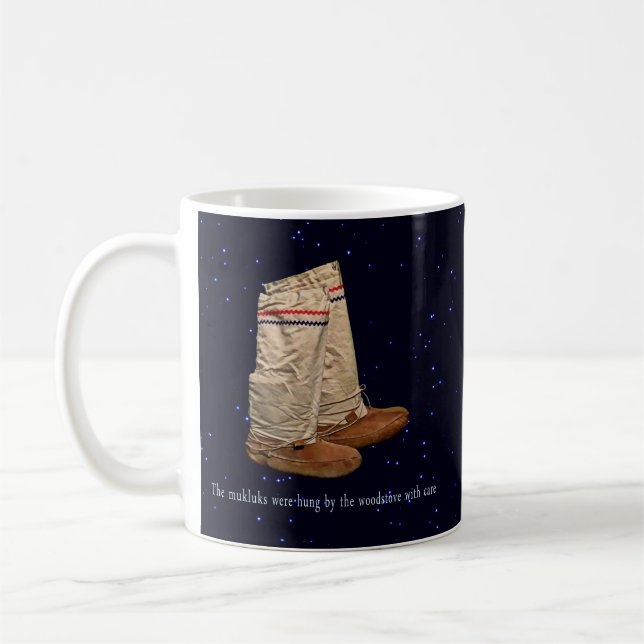 Weihnachts Mukluks Kaffeetasse (Links)