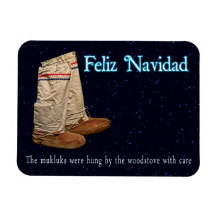 Weihnachts Mukluks Magnet