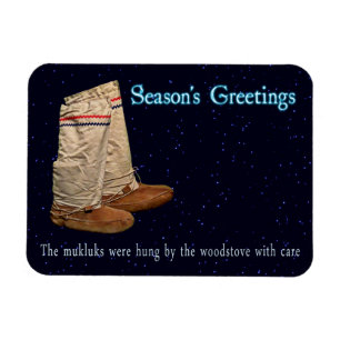 Weihnachts Mukluks Magnet