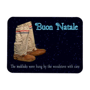 Weihnachts Mukluks Magnet