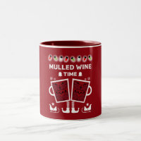 Weihnachts-Mulled Roter Wein