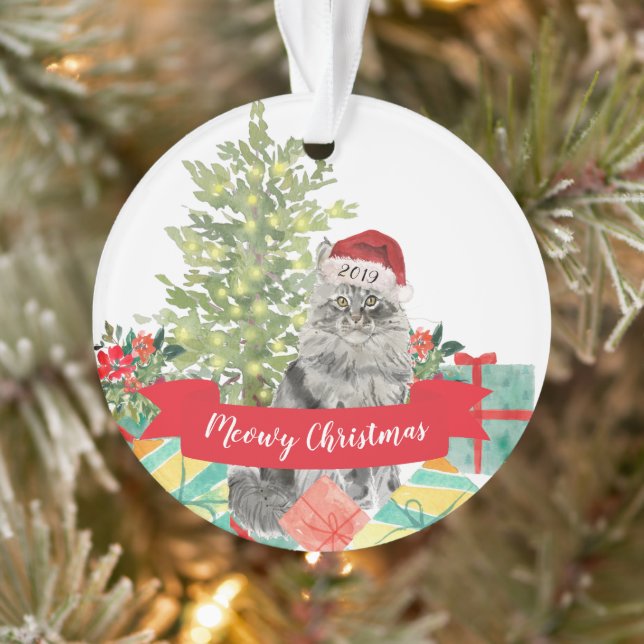 Weihnachts-Münzkatze Ornament (Baum)