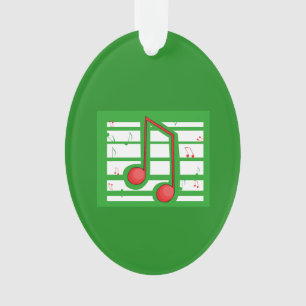 Weihnachts-Musiklehrer, Hinweise zu Grün Ornament