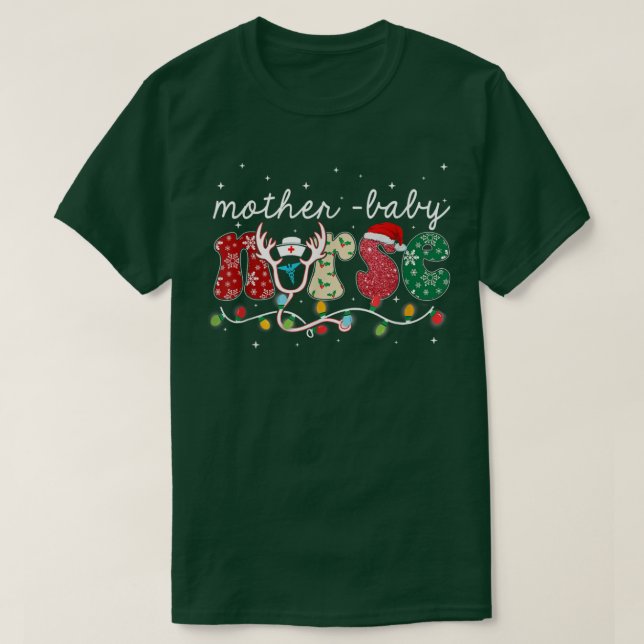 Weihnachts-Mutter Kindergärten Wrap Die besten Ges T-Shirt (Design vorne)