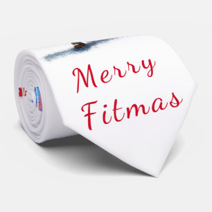 Weihnachts-Neck Tie Bodybuilder Weihnachtsmann mit Krawatte