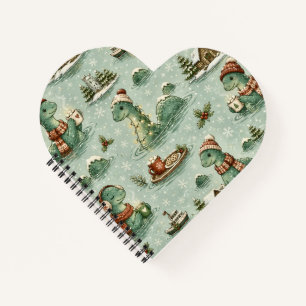 Weihnachts-Nessie Loch Ness Monster Cozy Kryptiden Notizbuch