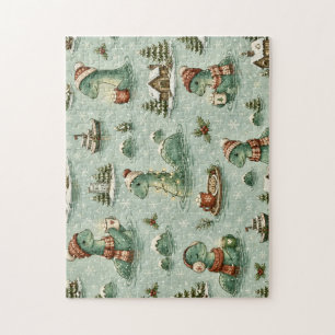Weihnachts-Nessie Loch Ness Monster Cozy Kryptiden Puzzle