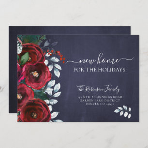 Weihnachts neue Zuhause für bewegte Feiertage Ankündigung