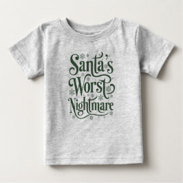Weihnachts-Neujahr-Kleinkind-Shirt | Kindergeschen Baby T-shirt