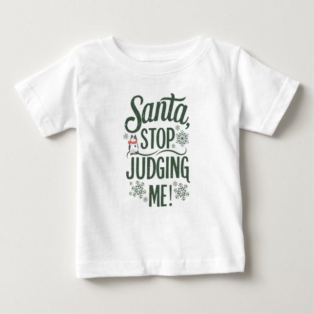 Weihnachts-Neujahr-Kleinkind-Shirt | Kindergeschen Baby T-shirt (Vorderseite)