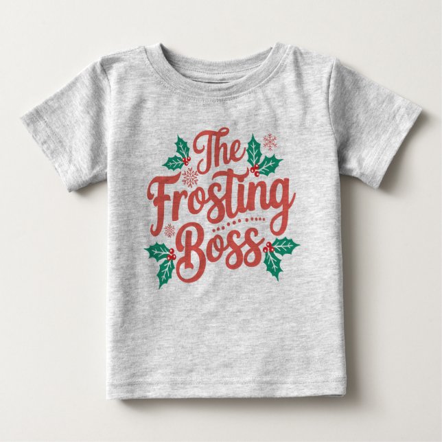 Weihnachts-Neujahr-Kleinkind-Shirt | Kindergeschen Baby T-shirt (Vorderseite)