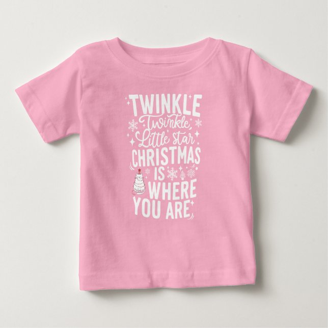 Weihnachts-Neujahr-Kleinkind-Shirt | Kindergeschen Baby T-shirt (Vorderseite)